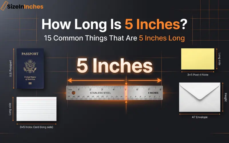 how long is 5 inches