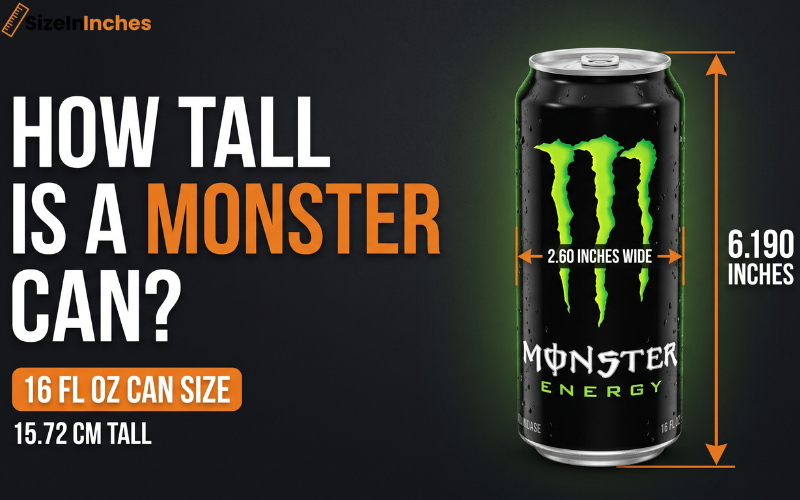 how tall is a monster can