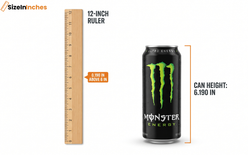 how tall is a monster can