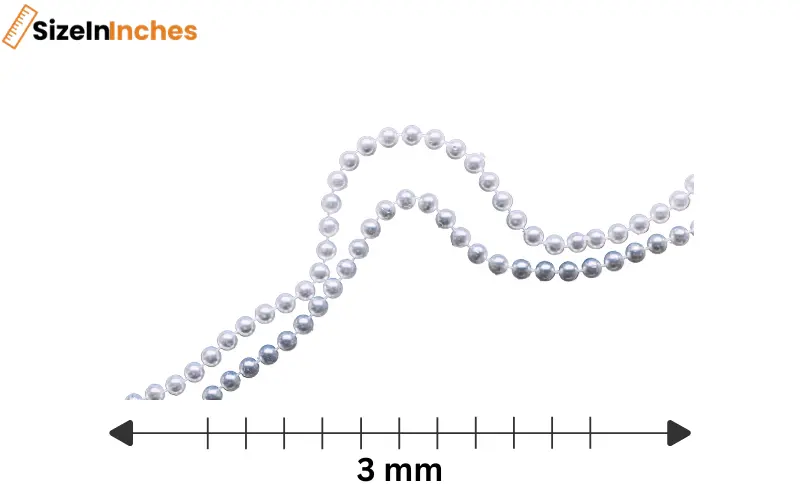 how big is 3mm