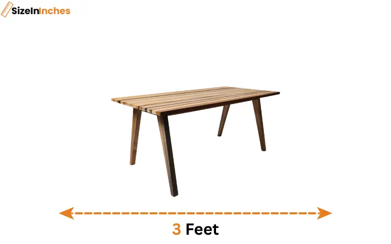 how long is 3 feet