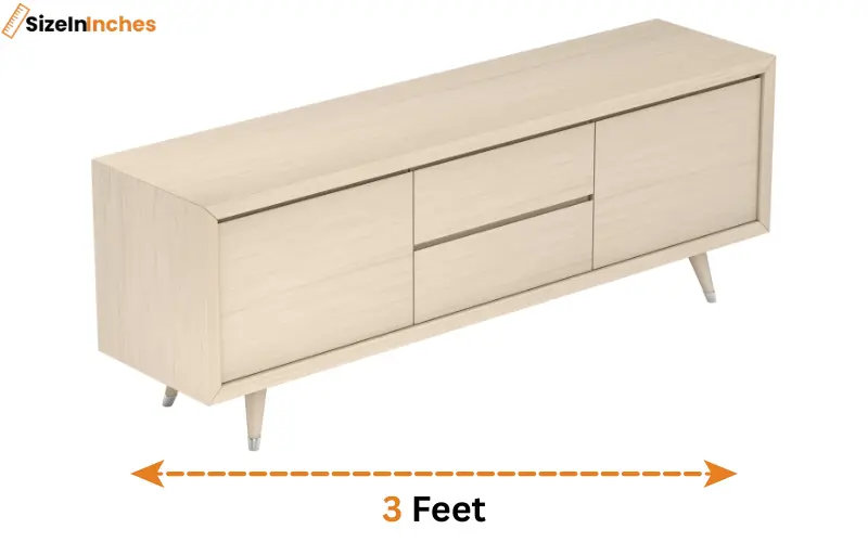 how long is 3 feet