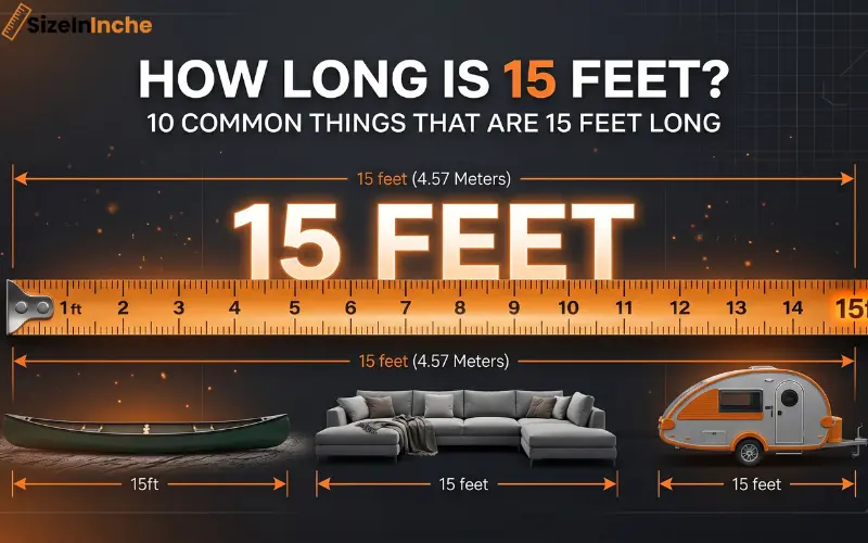 how long is 15 feet