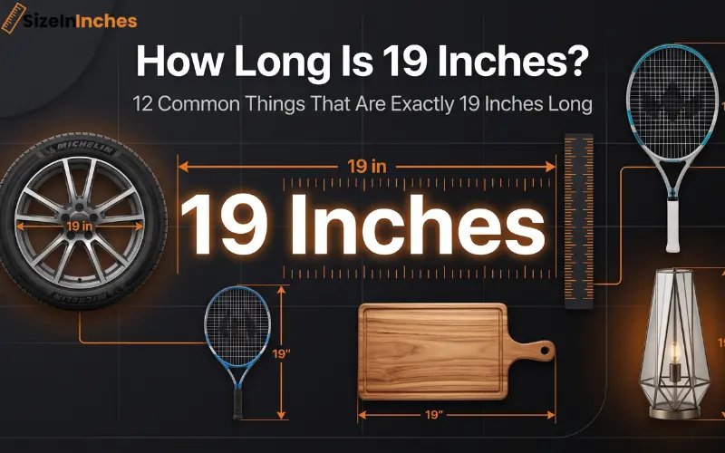 how long is 19 inches