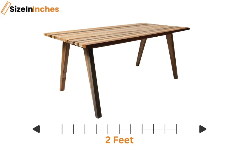 how long is 2 feet