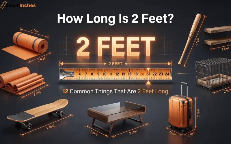 how long is 2 feet