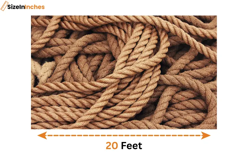 how long is 20 feet