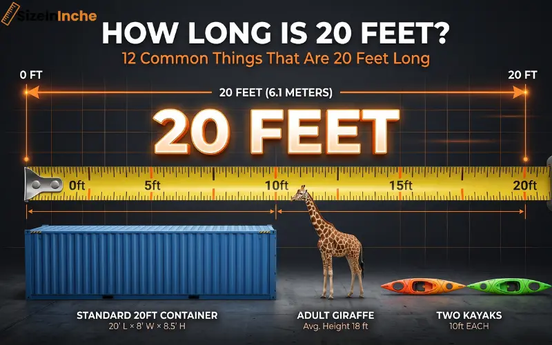 how long is 20 feet