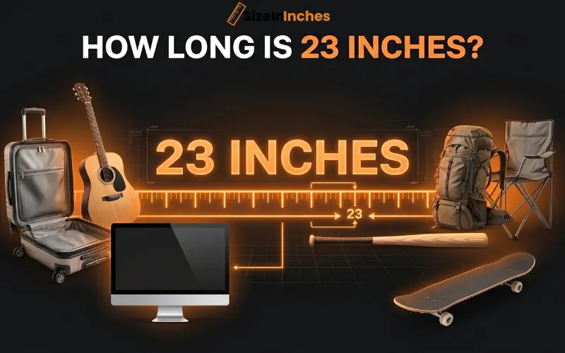 how long is 23 inches