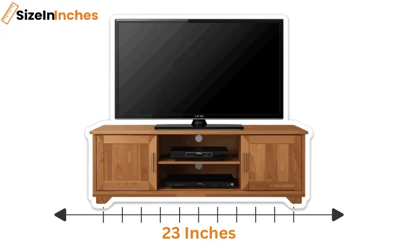 how long is 23 inches