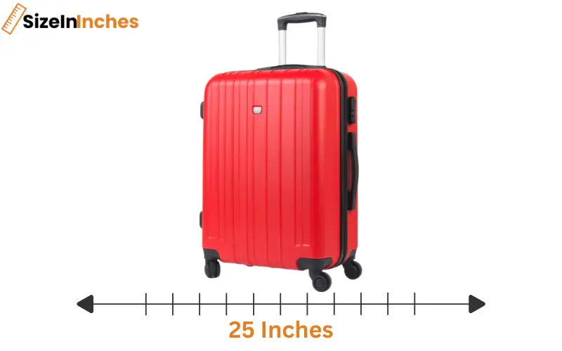 how long is 25 inches