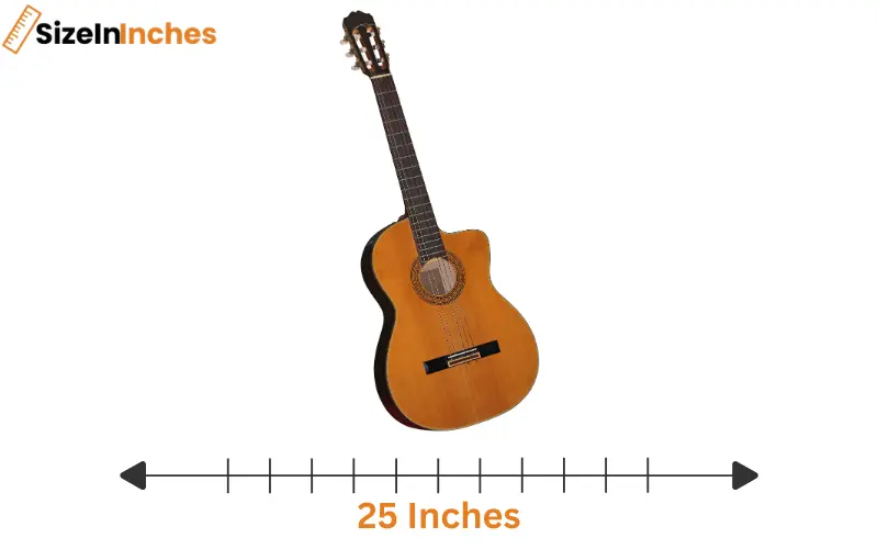 how long is 25 inches