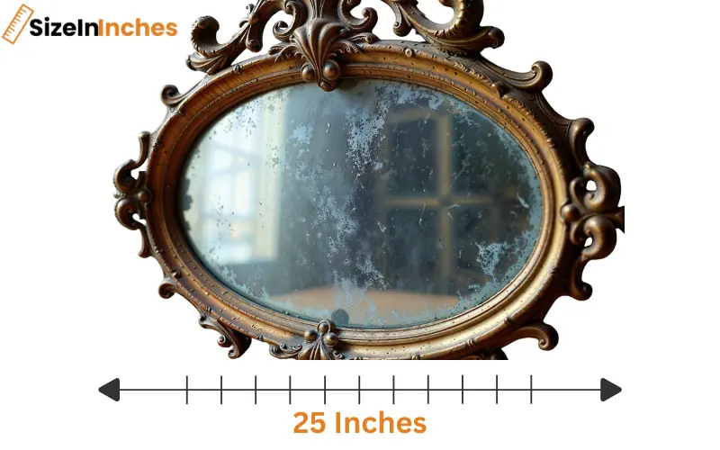 how long is 25 inches