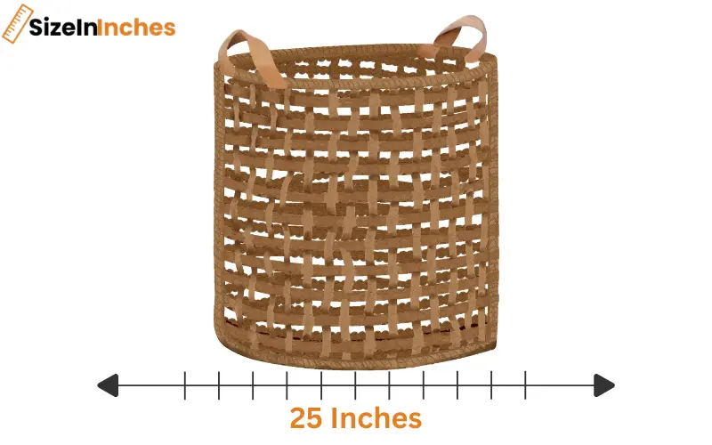 how long is 25 inches