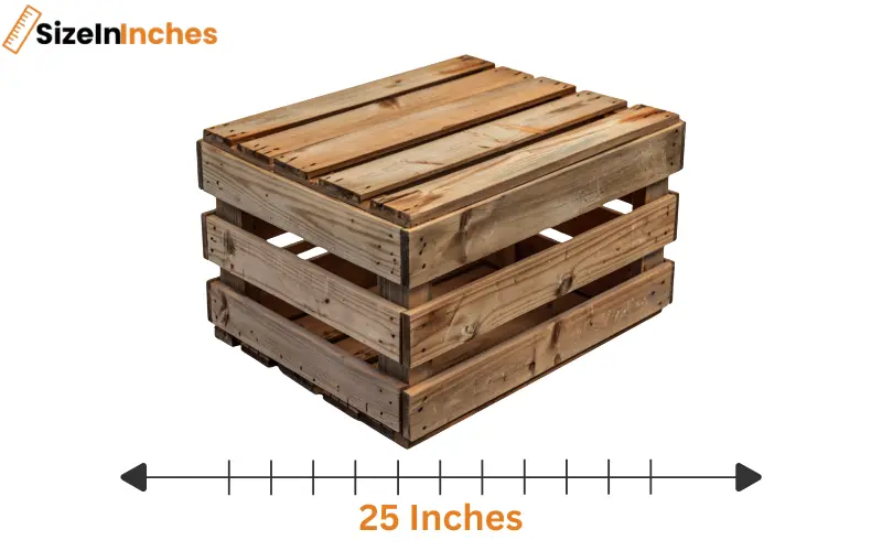 how long is 25 inches