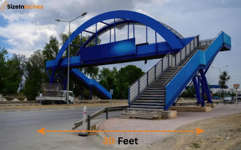 how long is 30 feet