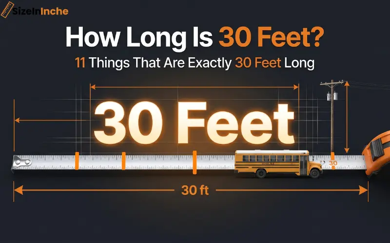 how long is 30 feet
