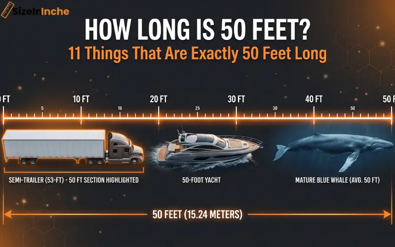 how long is 50 feet