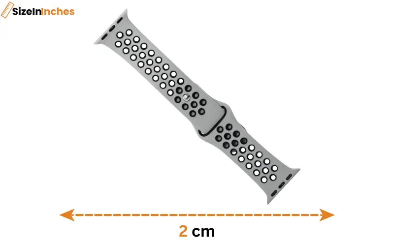 how big is 2 cm