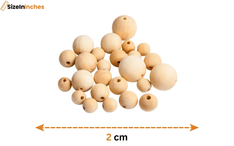 how big is 2 cm