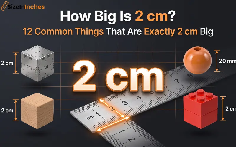 how big is 2 cm