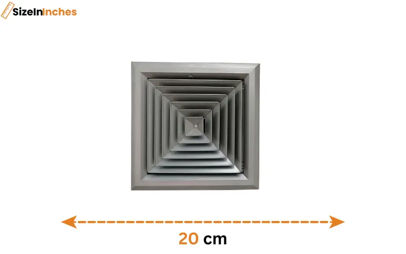 how big is 20 cm
