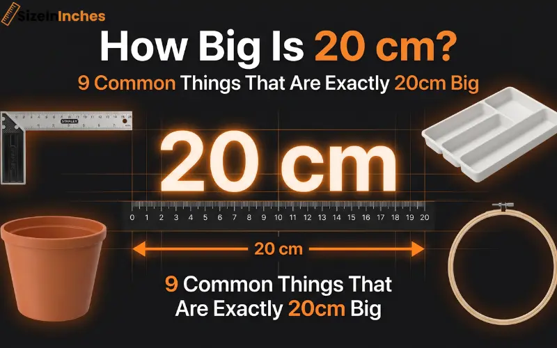 how big is 20 cm
