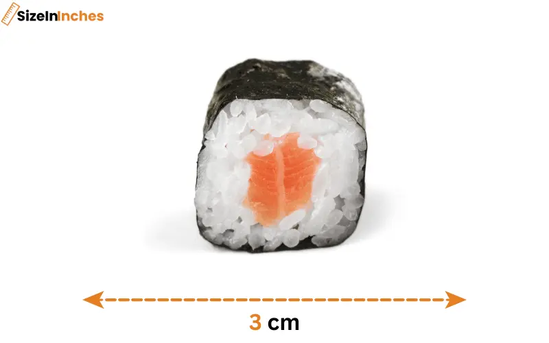how big is 3 cm