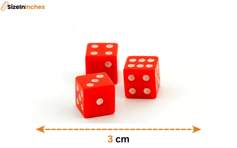 how big is 3 cm
