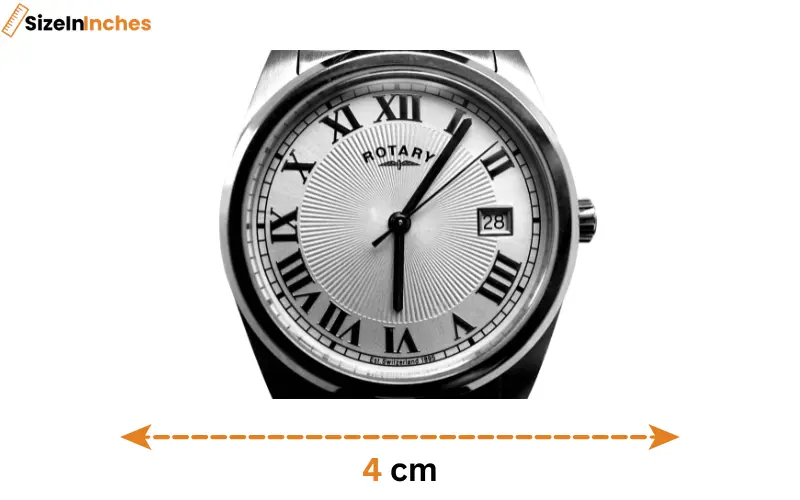 how big is 4 cm