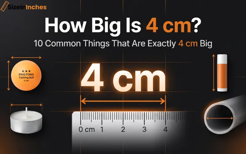 how big is 4 cm