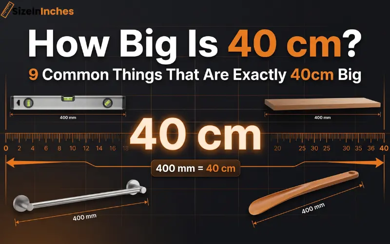 how big is 40 cm