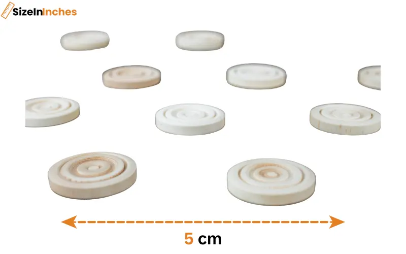 how big is 5 cm