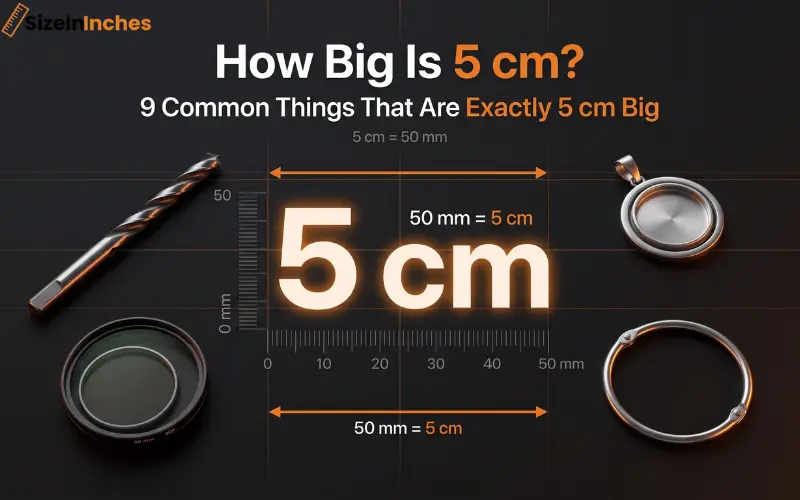 how big is 5 cm