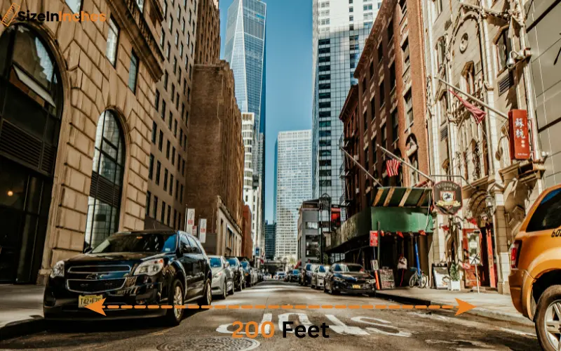 how long is 200 feet