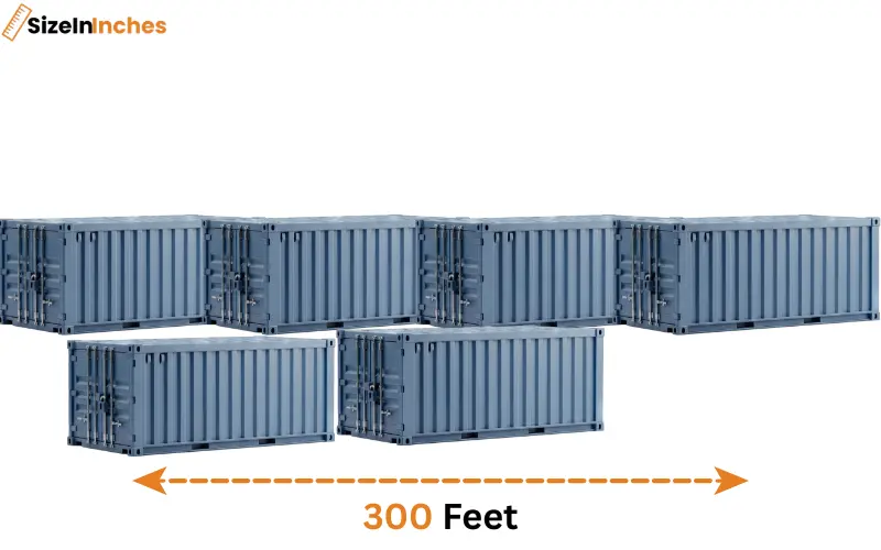 how long is 300 feet