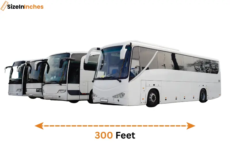 how long is 300 feet
