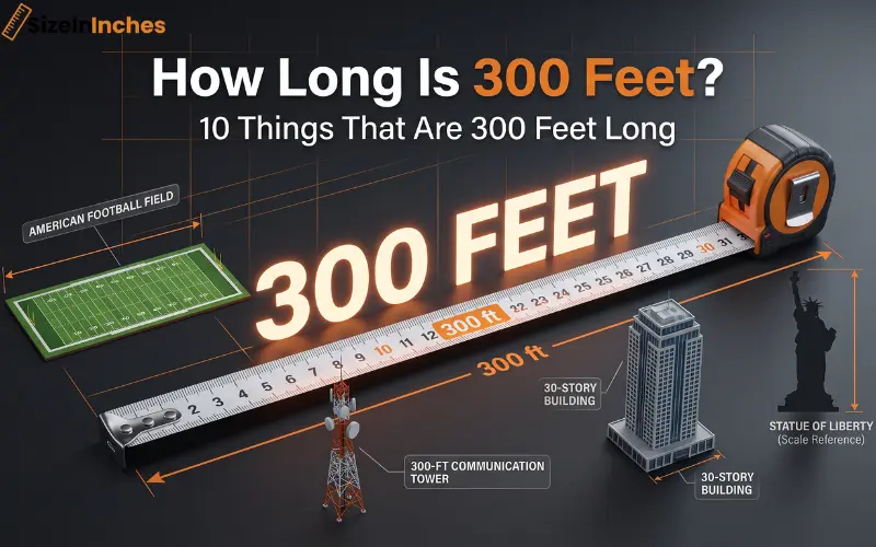 how long is 300 feet