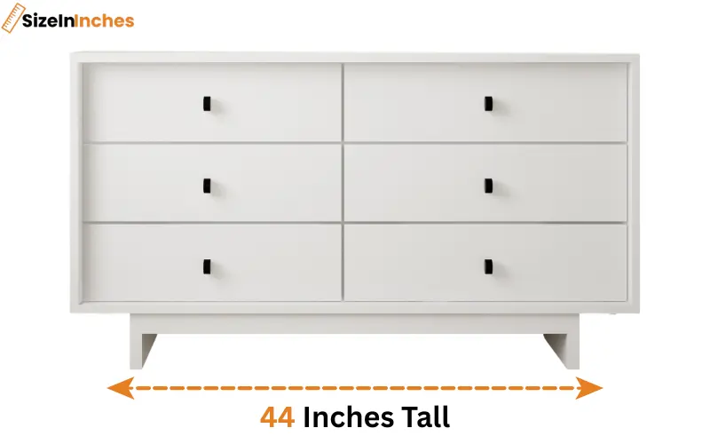 how tall is 44 inches