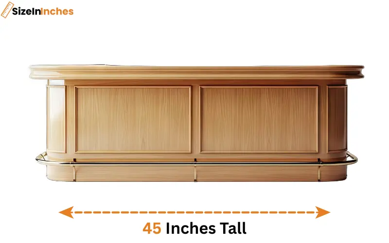 how tall is 45 inches
