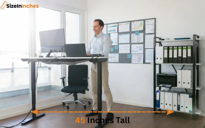 how tall is 45 inches
