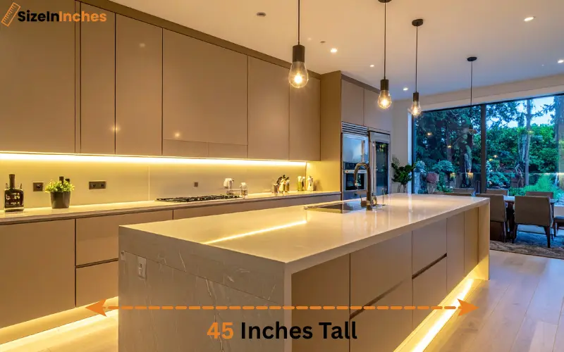 how tall is 45 inches