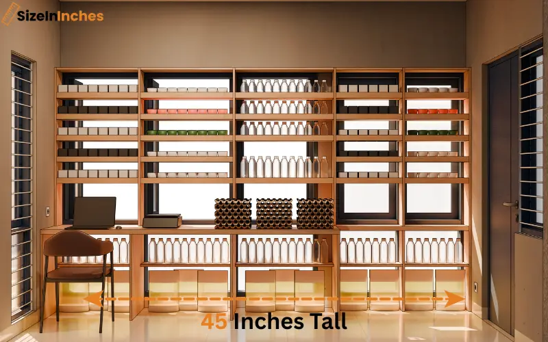 how tall is 45 inches