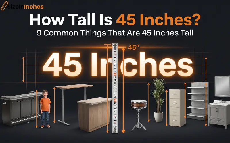how tall is 45 inches